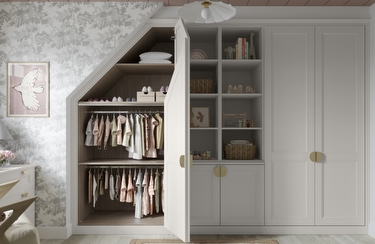 fitted wardrobe in a children's bedroom
