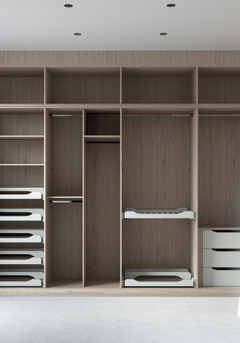 Avon fitted bedroom with clean interior storage