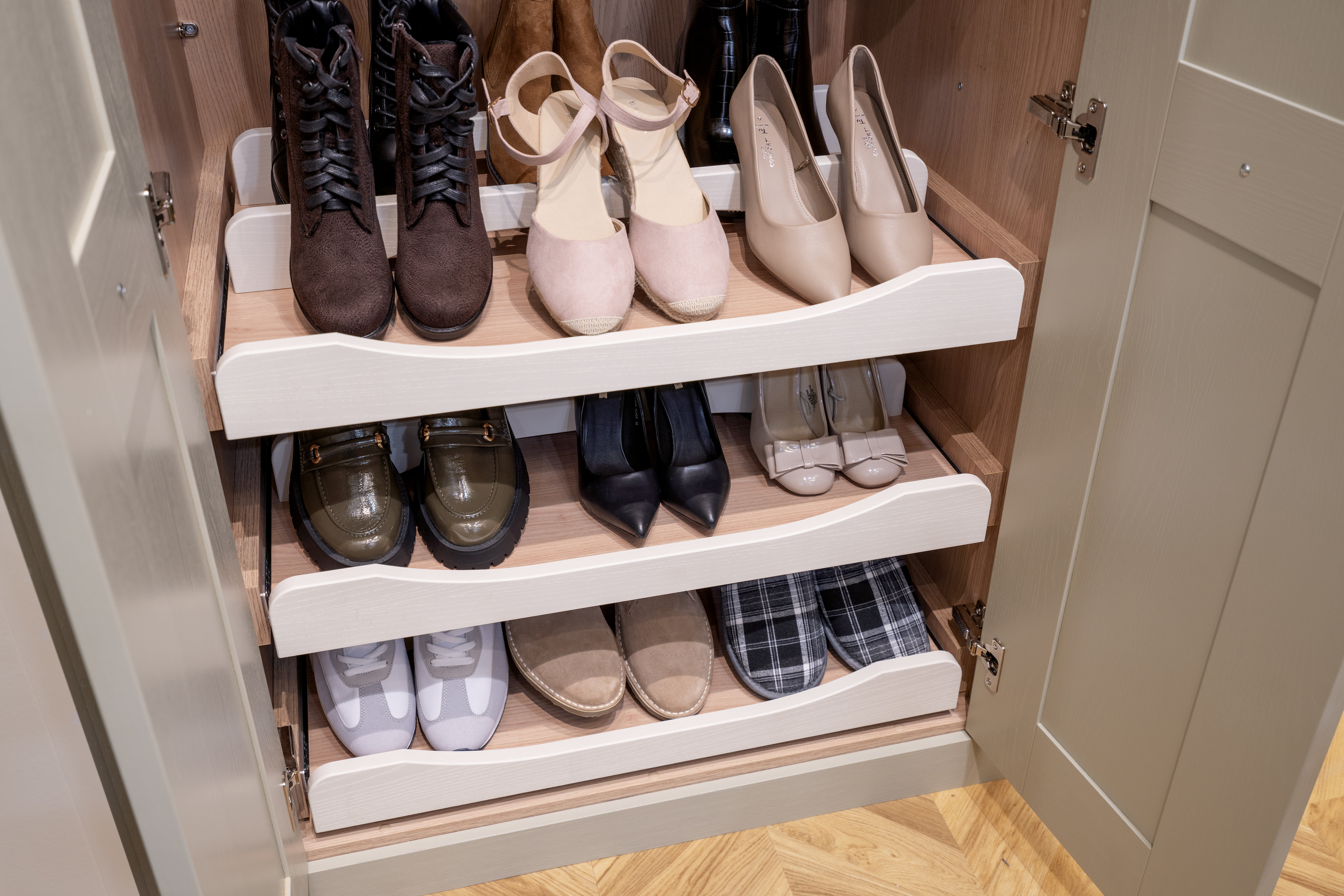 Shoe organizer inside closet sale