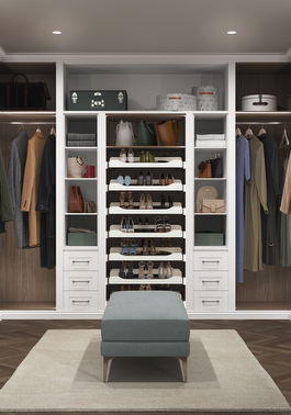 Langton white bedroom walk in