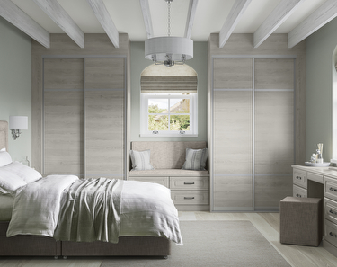 sliding fitted doors in Nordic Grey