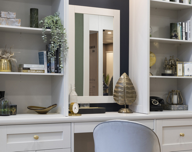 Langton white fitted home office